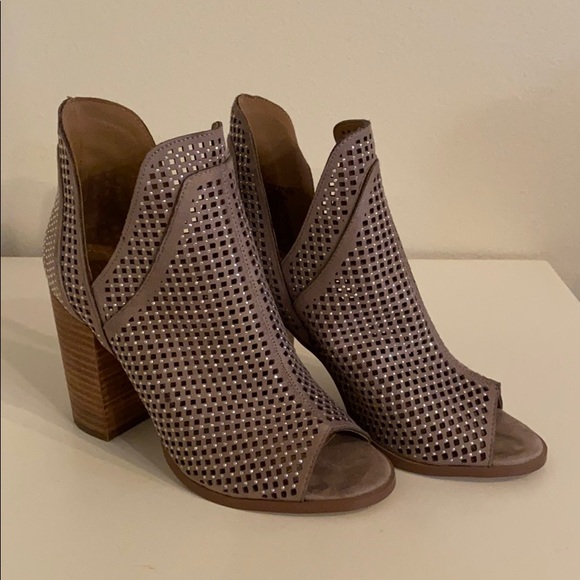 Suede Slip on Booties with sparkle - Picture 4 of 5